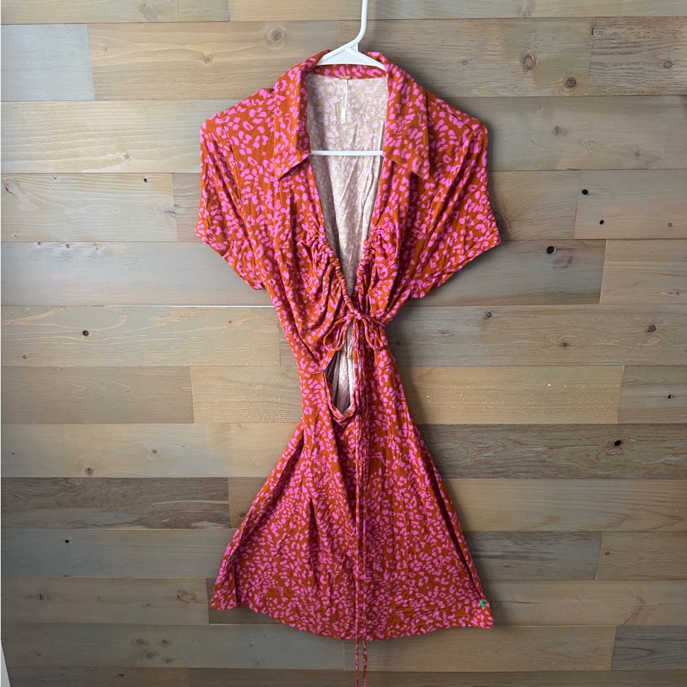 Free People Pink Robe Intimates Sleepwear